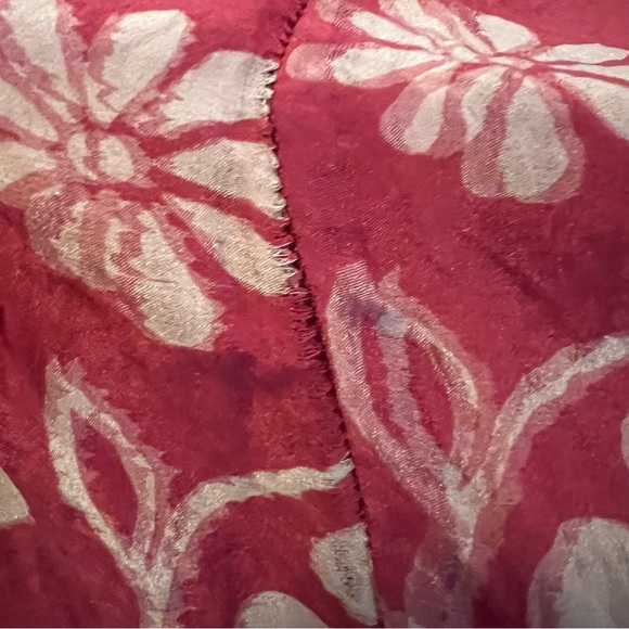 NATALIE MARTIN FIORE MAXI RED FLOWERS WHIMSICAL FAIRY BLOUSON BOHO M - Picture 16 of 16